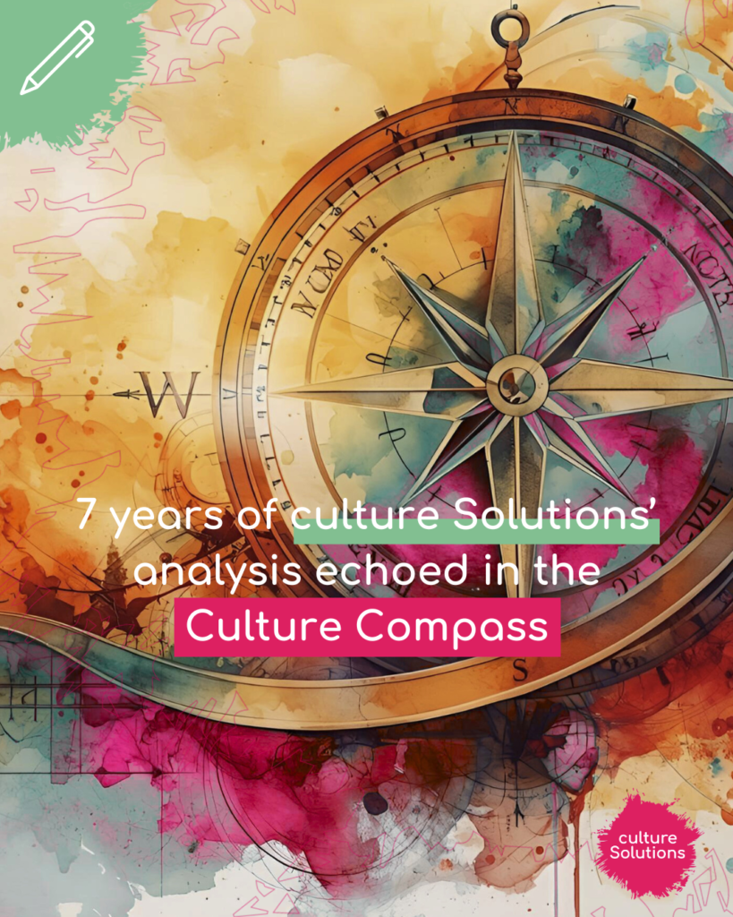 7 years of culture Solutions’ analyses echoed in the Culture Compass ...